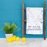 Aloha Surfboard Tea Towel – Tropical Sport Decor – Avery's Home