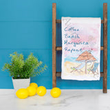Coffee Beach Margarita Tea Towel – Vacation Mood Gift – Avery's Home