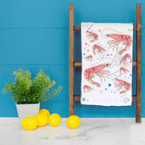 Shrimp Seafood Tea Towel – Coastal Kitchen Gift – Avery's Home