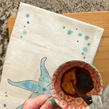 Starfish Tea Towel – Ocean Shell Collector Gift – Avery's Home
