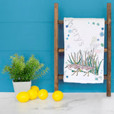 Sandpipers & Beach Grass Tea Towel – Shoreline Decor – Avery's Home