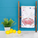 Dungeness Crab Tea Towel – West Coast Kitchen Gift – Avery's Home