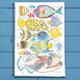 Tropical Fish Tea Towel – Ocean Life Decor – Avery's Home