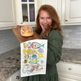 Tropical Fish Tea Towel – Ocean Life Decor – Avery's Home