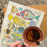 Tropical Fish Tea Towel – Ocean Life Decor – Avery's Home