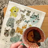 Dog Breeds Tea Towel – Illustrated Canine Gift – Avery's Home