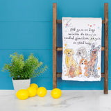 Guardian Angel Dog Tea Towel – Pet Memorial Gift – Avery's Home