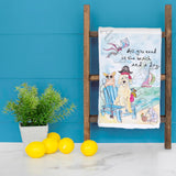 Beach & Dog Love Tea Towel – Ocean Pet Parent Gift – Avery's Home
