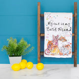 My Cat Best Friend Tea Towel – Whiskered Companion Gift – Avery's Home
