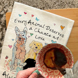 Adopt Don’t Shop Tea Towel – Rescue Pet Gift – Avery's Home
