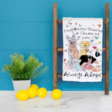 Adopt Don’t Shop Tea Towel – Rescue Pet Gift – Avery's Home