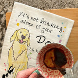 Dog Drinking Buddy Tea Towel – Funny Bar Decor – Avery's Home