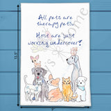 Pet Therapist Tea Towel – Funny Animal Lover Gift – Avery's Home