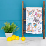 Dog Days of Summer Tea Towel – Poolside Pet Decor – Avery's Home