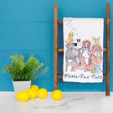 Pickleball Pals Tea Towel – Funny Dog & Cat Gift – Avery's Home
