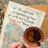 Book Club Tea Towel – Cozy Reads & Pet Humor – Avery's Home