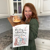 Valentine Dog Tea Towel – Puppy Love Gift – Avery's Home