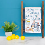 Beach Cat Tea Towel – Kitty Kisses Coastal Decor – Avery's Home