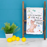 Rescue Puppy Dish Towel – Life’s Better With Love – Avery's Home