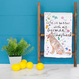 German Shepherd Tea Towel – Loyal Dog Companion Gift – Avery's Home