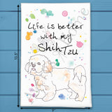 Shih Tzu Tea Towel – Little Pup, Big Love – Avery's Home
