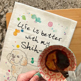 Shih Tzu Tea Towel – Little Pup, Big Love – Avery's Home