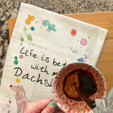 Dachshund Tea Towel – Funny Weenie Dog Gift – Avery's Home