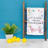 Dachshund Tea Towel – Funny Weenie Dog Gift – Avery's Home