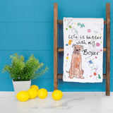 Boxer Dog Tea Towel – Wiggle Butt Decor Gift – Avery's Home