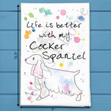 Cocker Spaniel Tea Towel – Floppy-Eared Friend – Avery's Home
