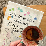Cocker Spaniel Tea Towel – Floppy-Eared Friend – Avery's Home