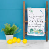 Easter Egg Hunt Tea Towel – Spring Holiday Decor – Avery's Home