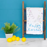 Happy Easter Tea Towel – Spring Bunny Decor – Avery's Home