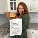 Bunny Kisses Tea Towel – Easter Wishes Gift – Avery's Home