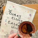Bunny Kisses Tea Towel – Easter Wishes Gift – Avery's Home