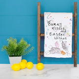 Bunny Kisses Tea Towel – Easter Wishes Gift – Avery's Home