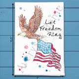 Let Freedom Ring Tea Towel – Patriotic Holiday Decor – Avery's Home
