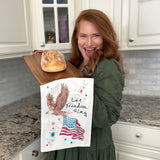 Let Freedom Ring Tea Towel – Patriotic Holiday Decor – Avery's Home