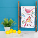 Spring Cardinal Tea Towel – Nature Decor Gift – Avery's Home