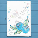 Blueberry Festival Tea Towel – Fruit Decor Gift – Avery's Home