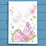 Watermelon Festival Tea Towel – Summer Fruit Decor – Avery's Home