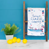 Sweet Land of Liberty Tea Towel – Patriotic Decor – Avery's Home