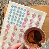 Flag & Berries Tea Towel – Fourth of July Kitchen Gift – Avery's Home