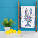 Crawfish Mardi Gras Tea Towel – Cajun Celebration Decor – Avery's Home