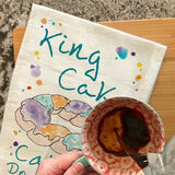 King Cake Mardi Gras Tea Towel – Dessert Decor Gift – Avery's Home
