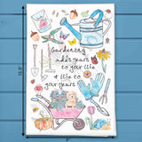 Gardening Adds Years Tea Towel – Sentimental Garden Gift – Avery's Home