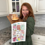 Winter Canning Garden Tea Towel – Cold Weather Humor – Avery's Home