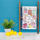 Winter Canning Garden Tea Towel – Cold Weather Humor – Avery's Home