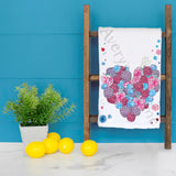Berry Heart Tea Towel – Summer Love Garden Decor – Avery's Home