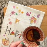 Happy Fall Birds Tea Towel – Cozy Autumn Gift – Avery's Home